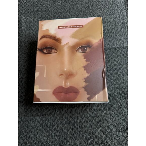 Makeup Practice Face Makeup Mannequin Face w/ Purple Travel Bag - Picture 1 of 6